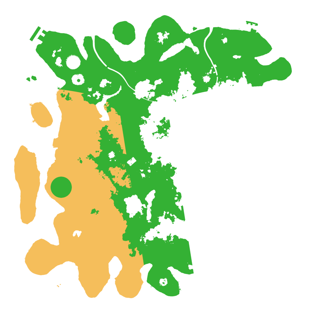 Biome Rust Map: Procedural Map, Size: 4000, Seed: 6343456