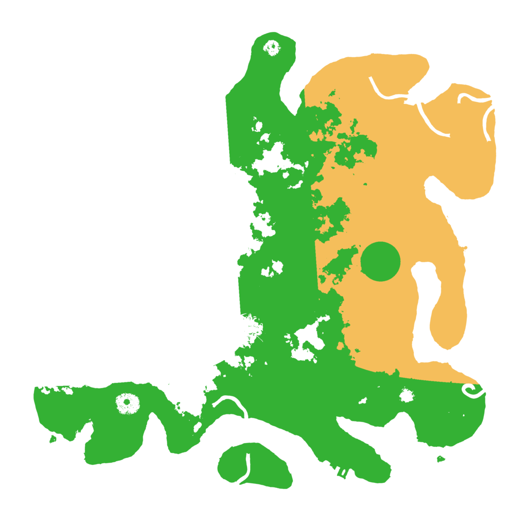 Biome Rust Map: Procedural Map, Size: 3500, Seed: 1835116923