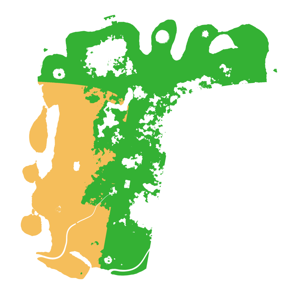 Biome Rust Map: Procedural Map, Size: 4000, Seed: 601066405