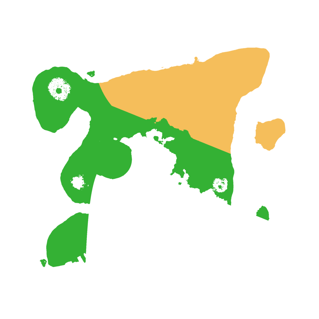 Biome Rust Map: Procedural Map, Size: 2200, Seed: 999