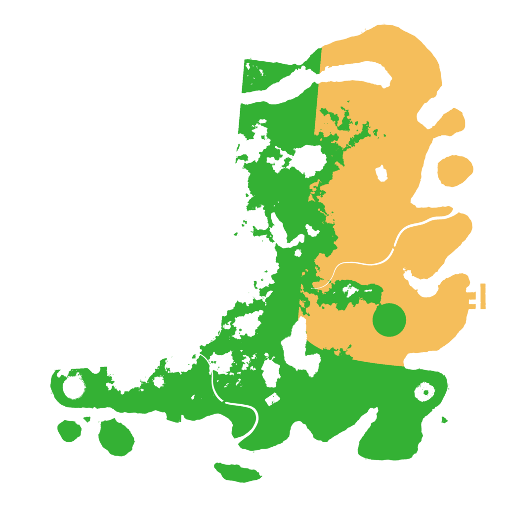 Biome Rust Map: Procedural Map, Size: 4000, Seed: 358393