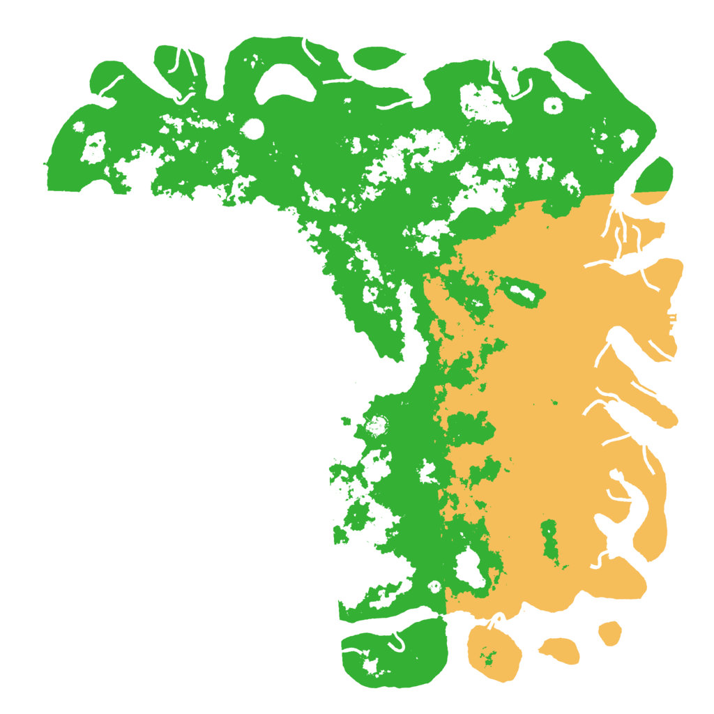 Biome Rust Map: Procedural Map, Size: 6000, Seed: 560219