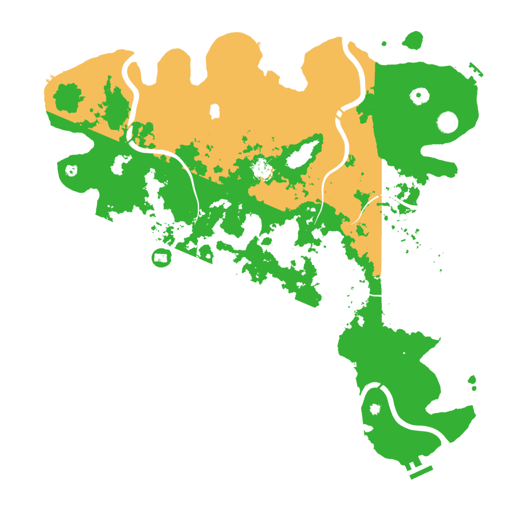 Biome Rust Map: Procedural Map, Size: 4250, Seed: 546258