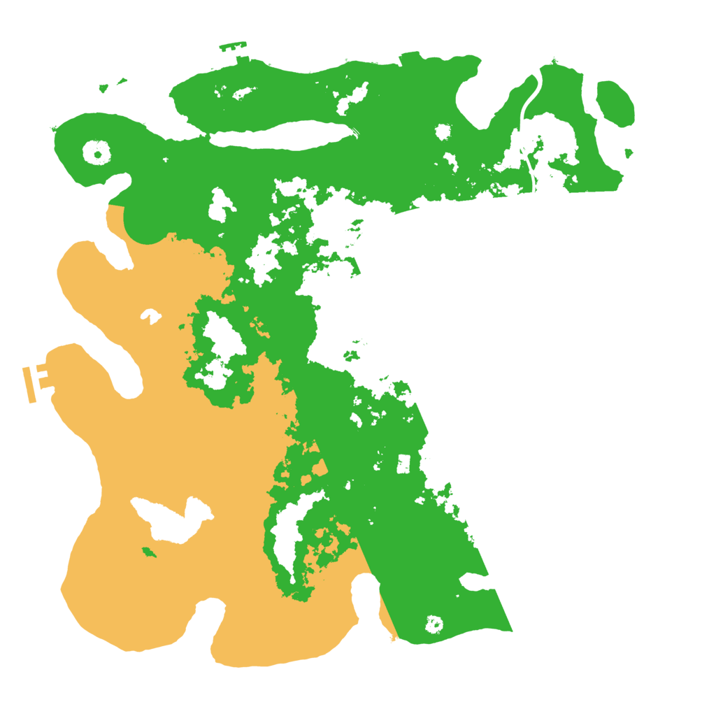 Biome Rust Map: Procedural Map, Size: 4000, Seed: 18655