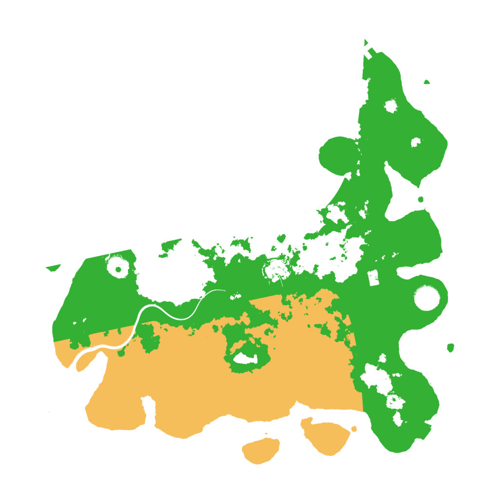 Biome Rust Map: Procedural Map, Size: 3500, Seed: 46830559