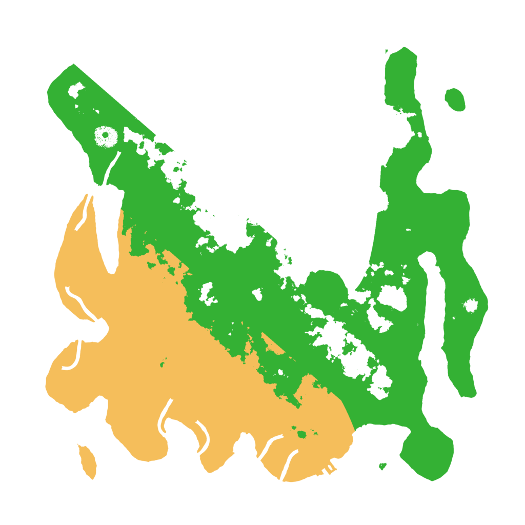 Biome Rust Map: Procedural Map, Size: 3500, Seed: 1707854624