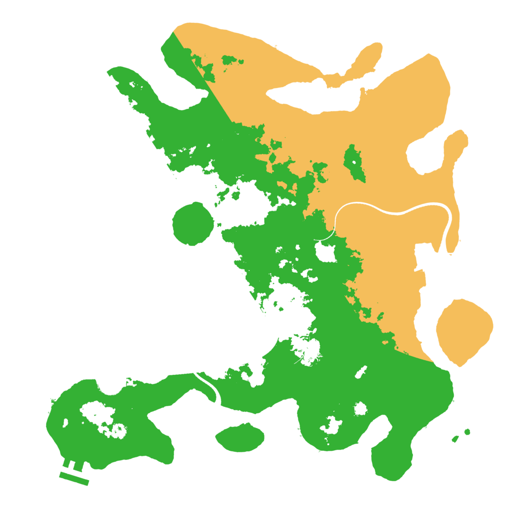 Biome Rust Map: Procedural Map, Size: 3500, Seed: 2103828089