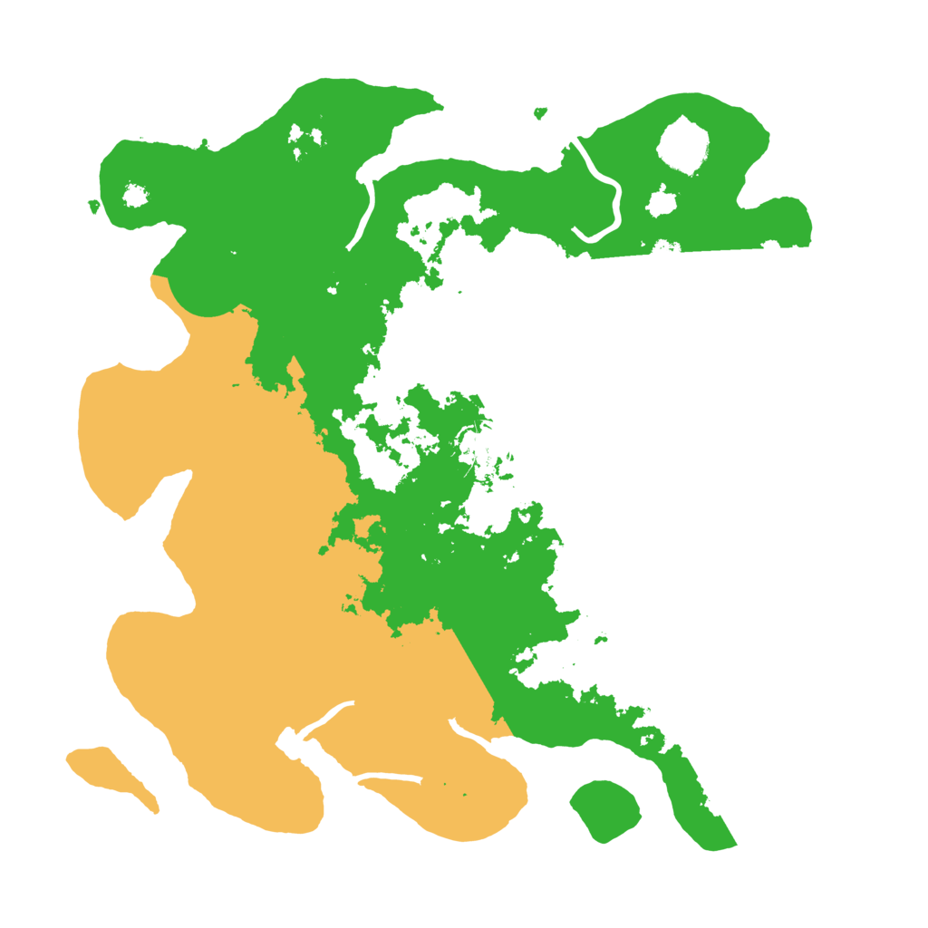 Biome Rust Map: Procedural Map, Size: 3500, Seed: 946463584