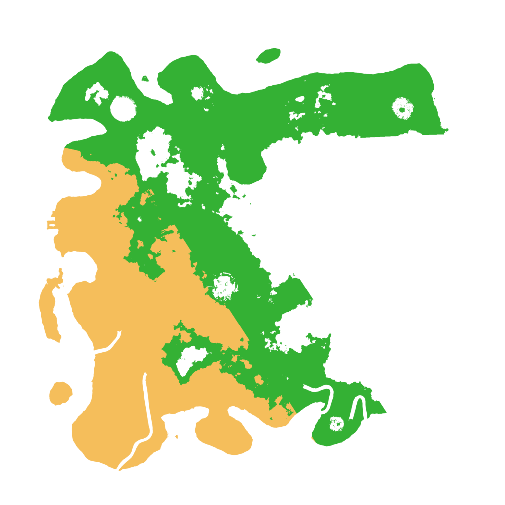 Biome Rust Map: Procedural Map, Size: 3600, Seed: 747136829
