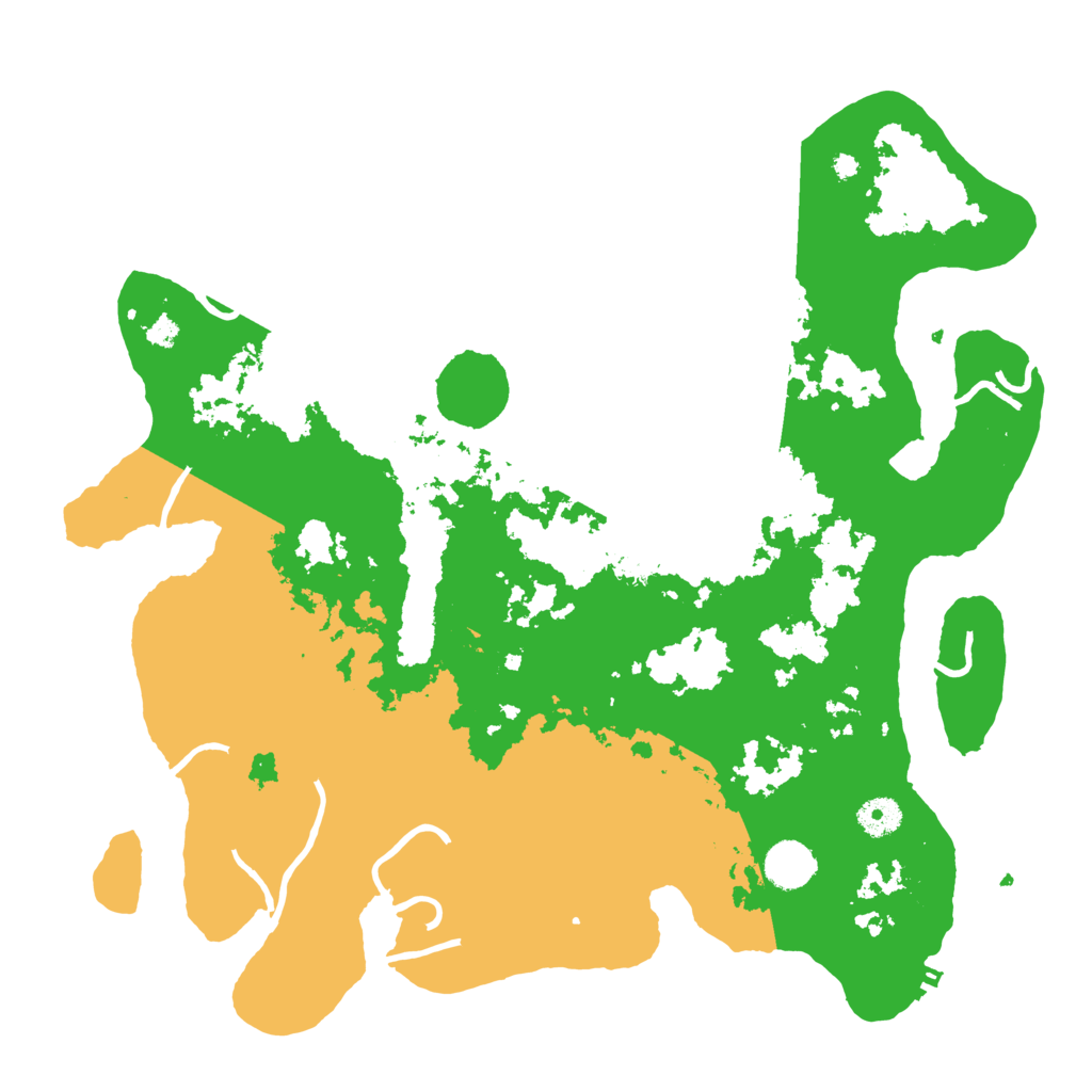 Biome Rust Map: Procedural Map, Size: 4000, Seed: 408375