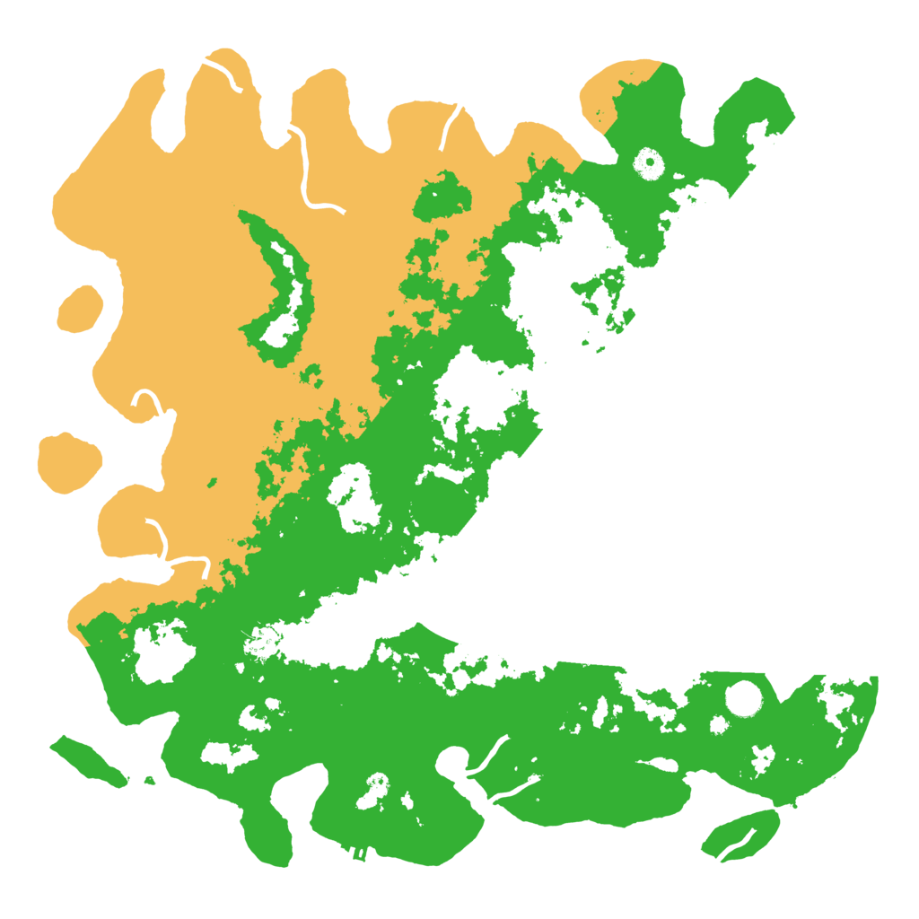 Biome Rust Map: Procedural Map, Size: 4500, Seed: 631629147