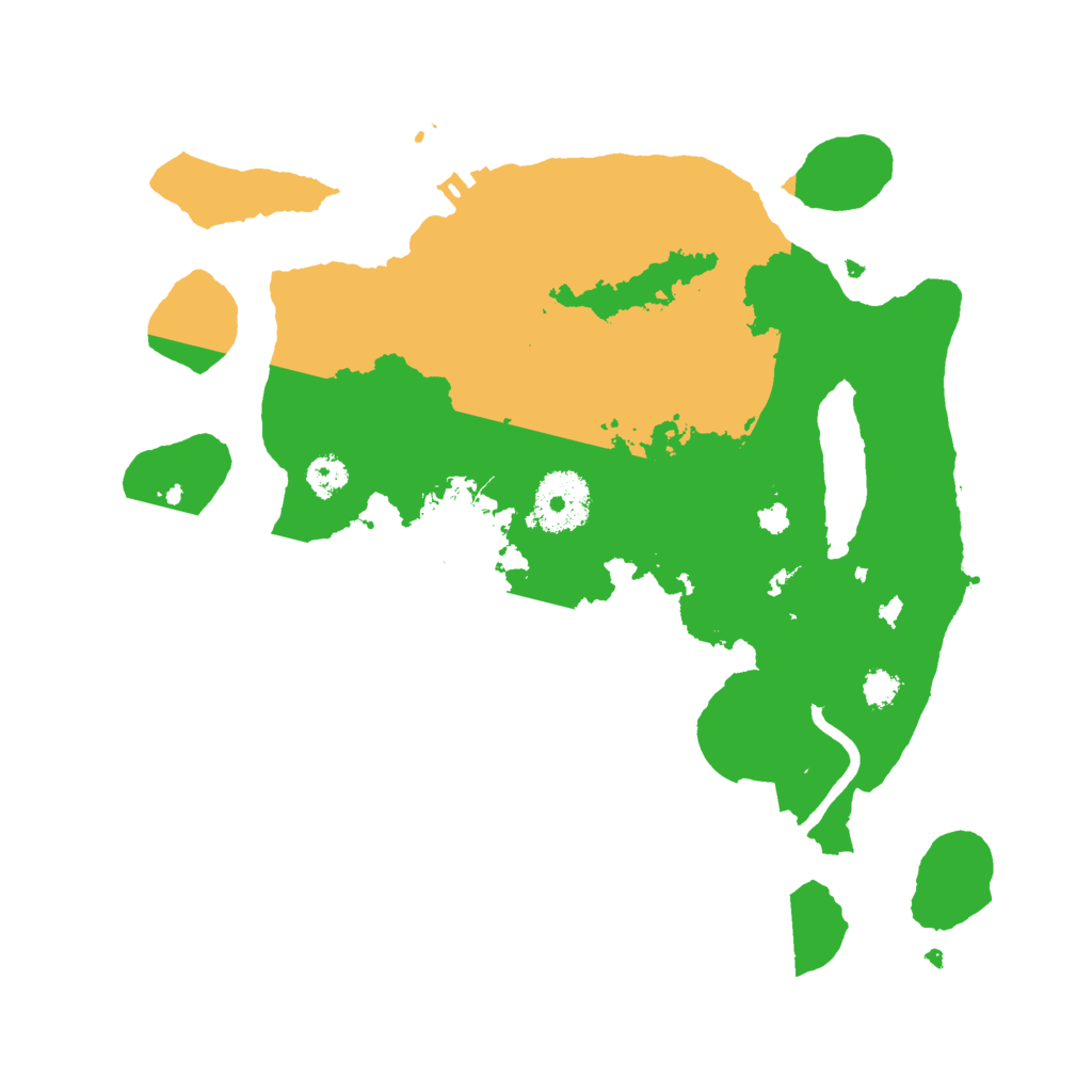Biome Rust Map: Procedural Map, Size: 2800, Seed: 64521054