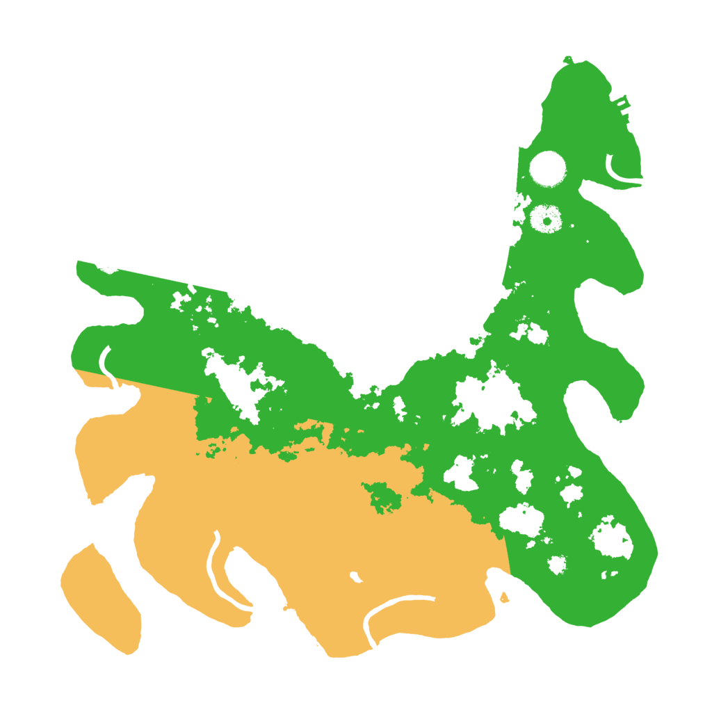 Biome Rust Map: Procedural Map, Size: 3500, Seed: 2044955466
