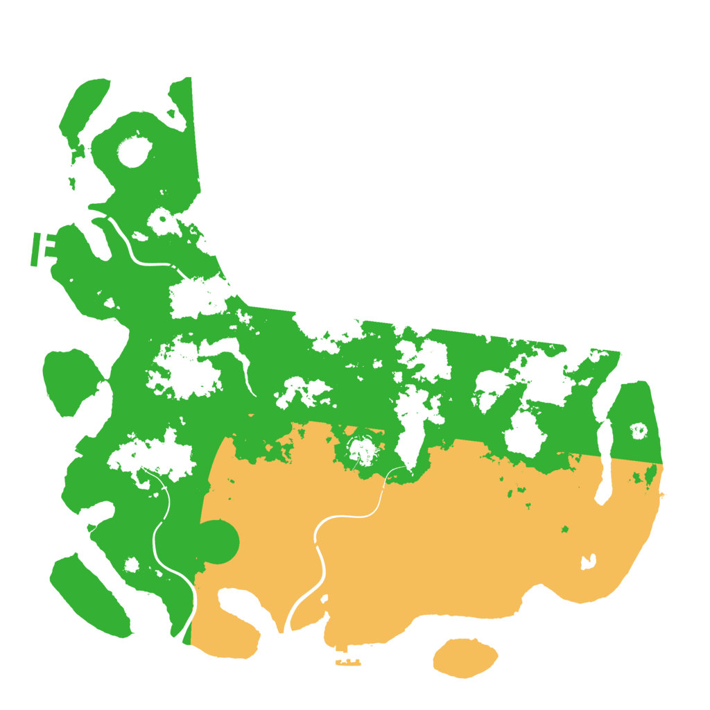 Biome Rust Map: Procedural Map, Size: 4250, Seed: 1124570852
