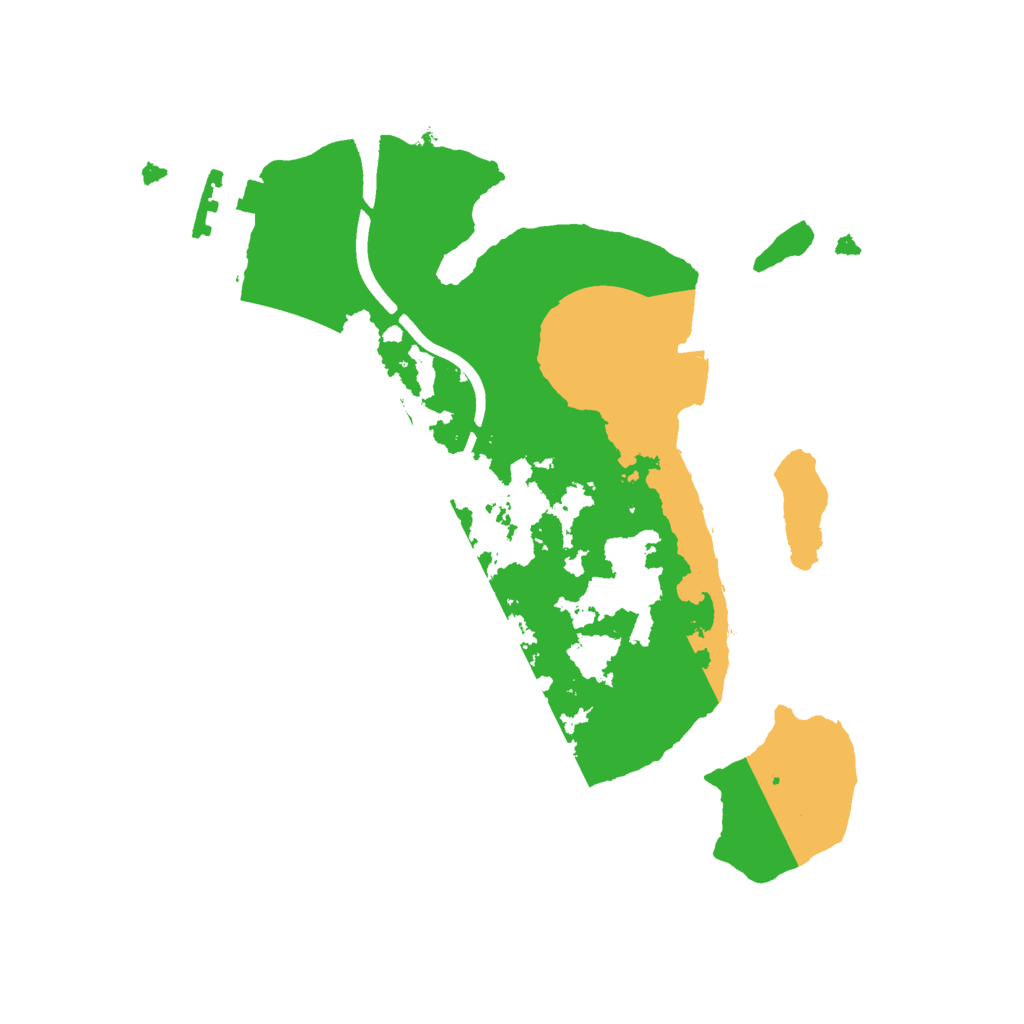 Biome Rust Map: Procedural Map, Size: 2200, Seed: 4767