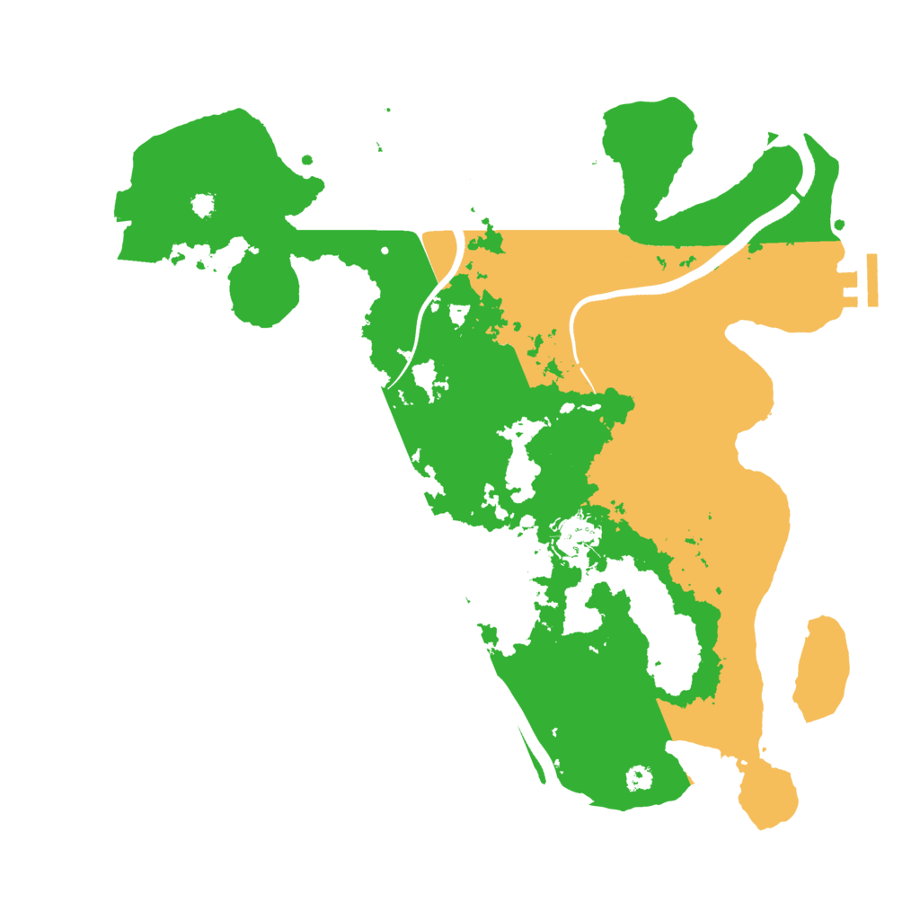 Biome Rust Map: Procedural Map, Size: 3500, Seed: 1894990324