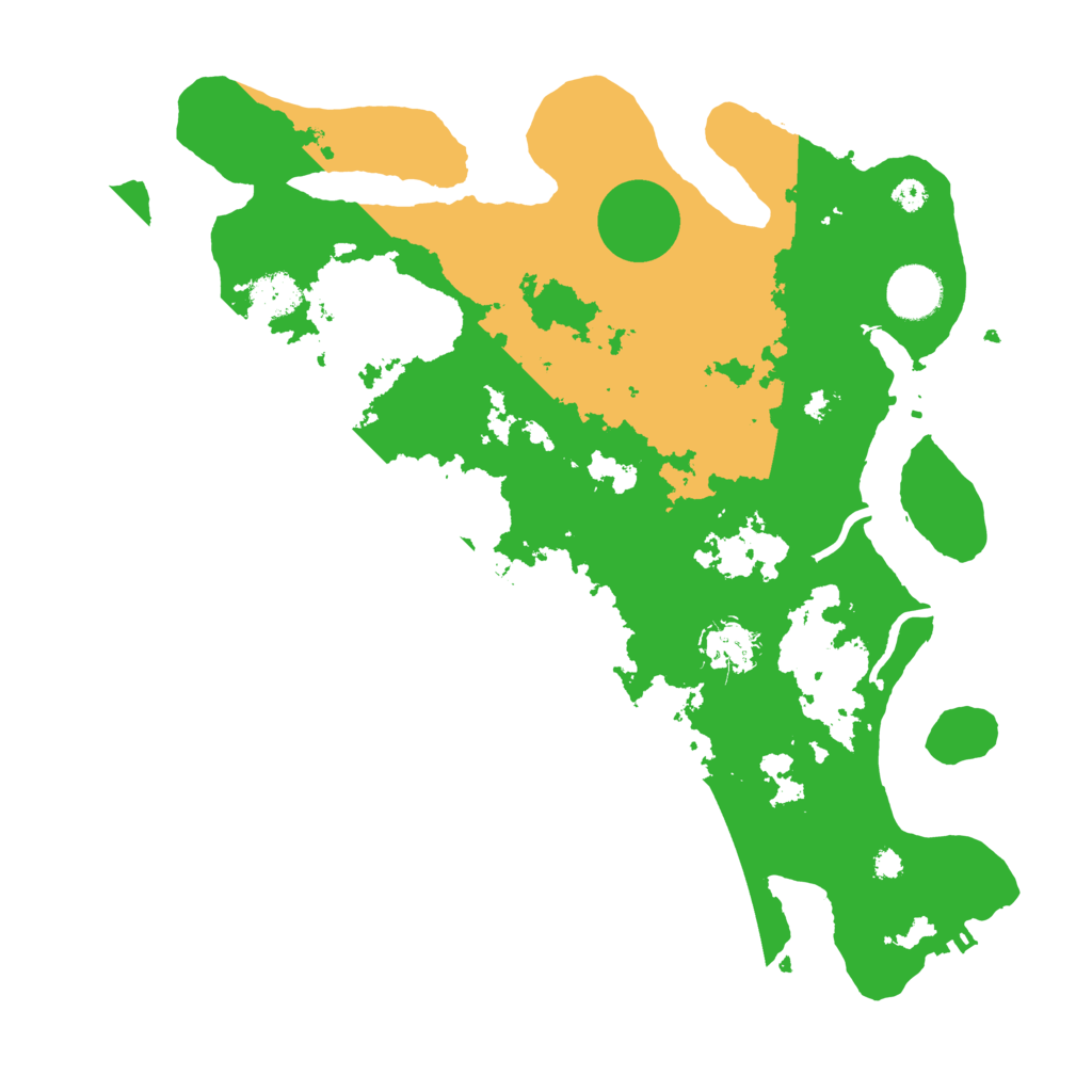 Biome Rust Map: Procedural Map, Size: 3500, Seed: 1816498437