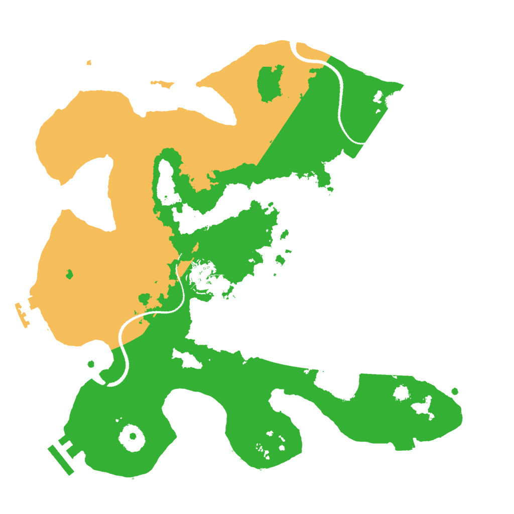 Biome Rust Map: Procedural Map, Size: 3000, Seed: 701792727
