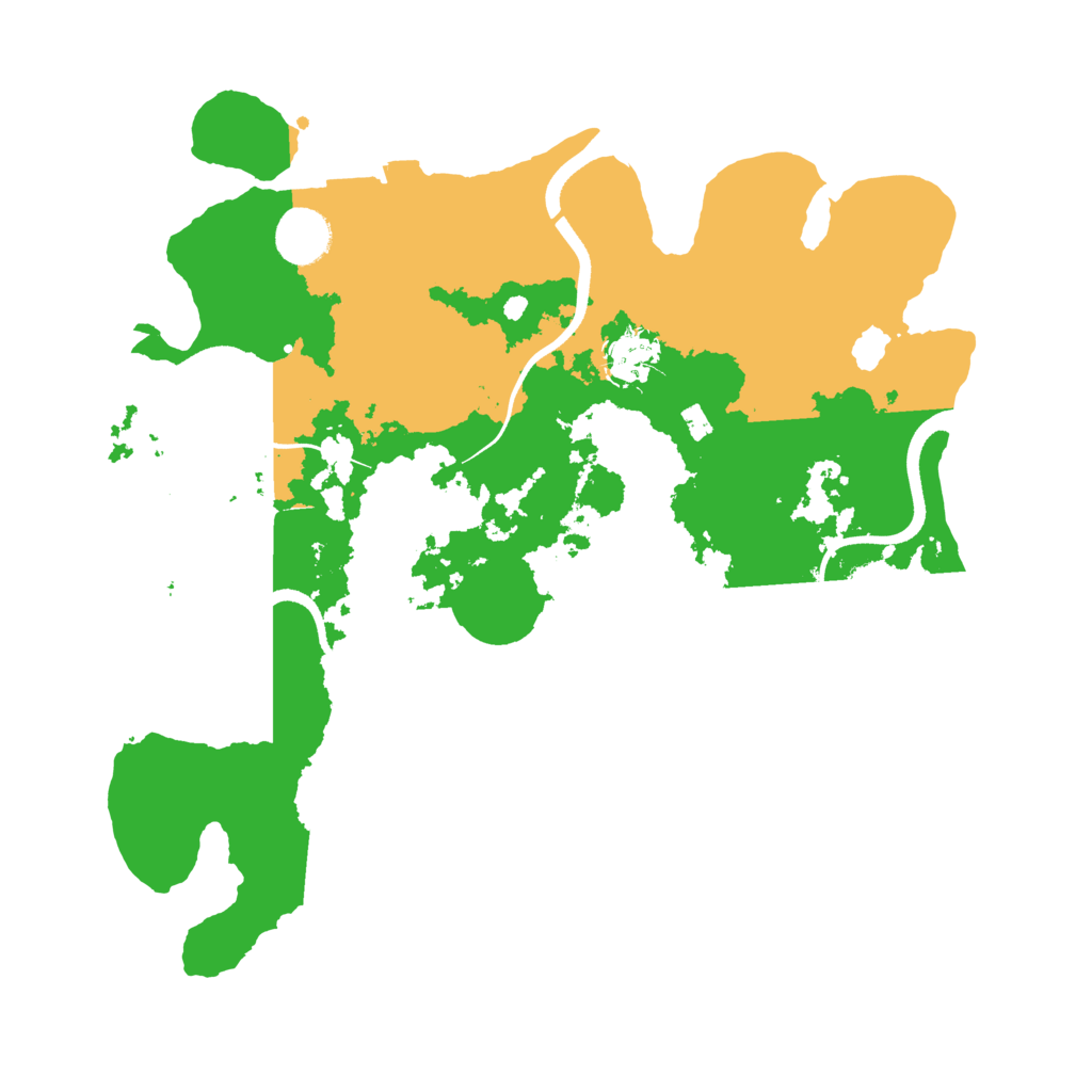 Biome Rust Map: Procedural Map, Size: 3500, Seed: 1693964691