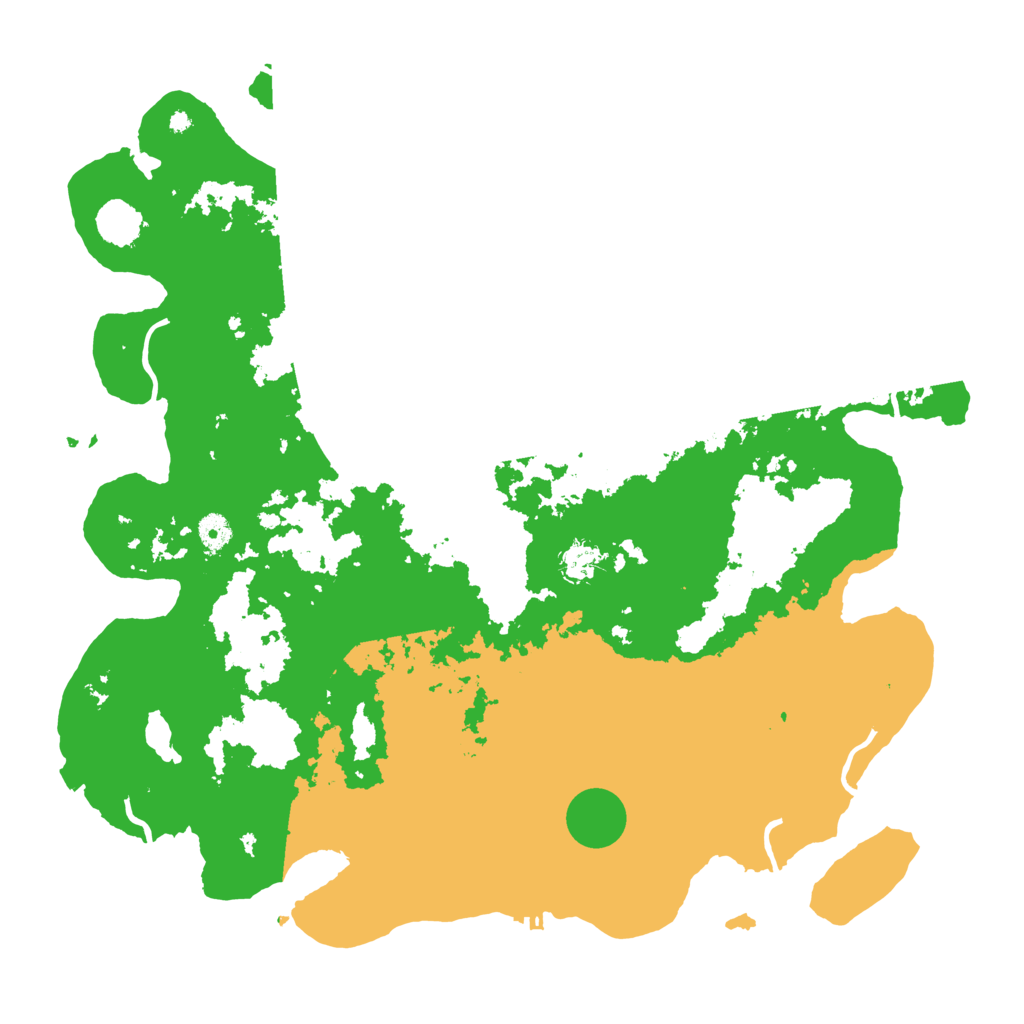 Biome Rust Map: Procedural Map, Size: 4500, Seed: 812844343