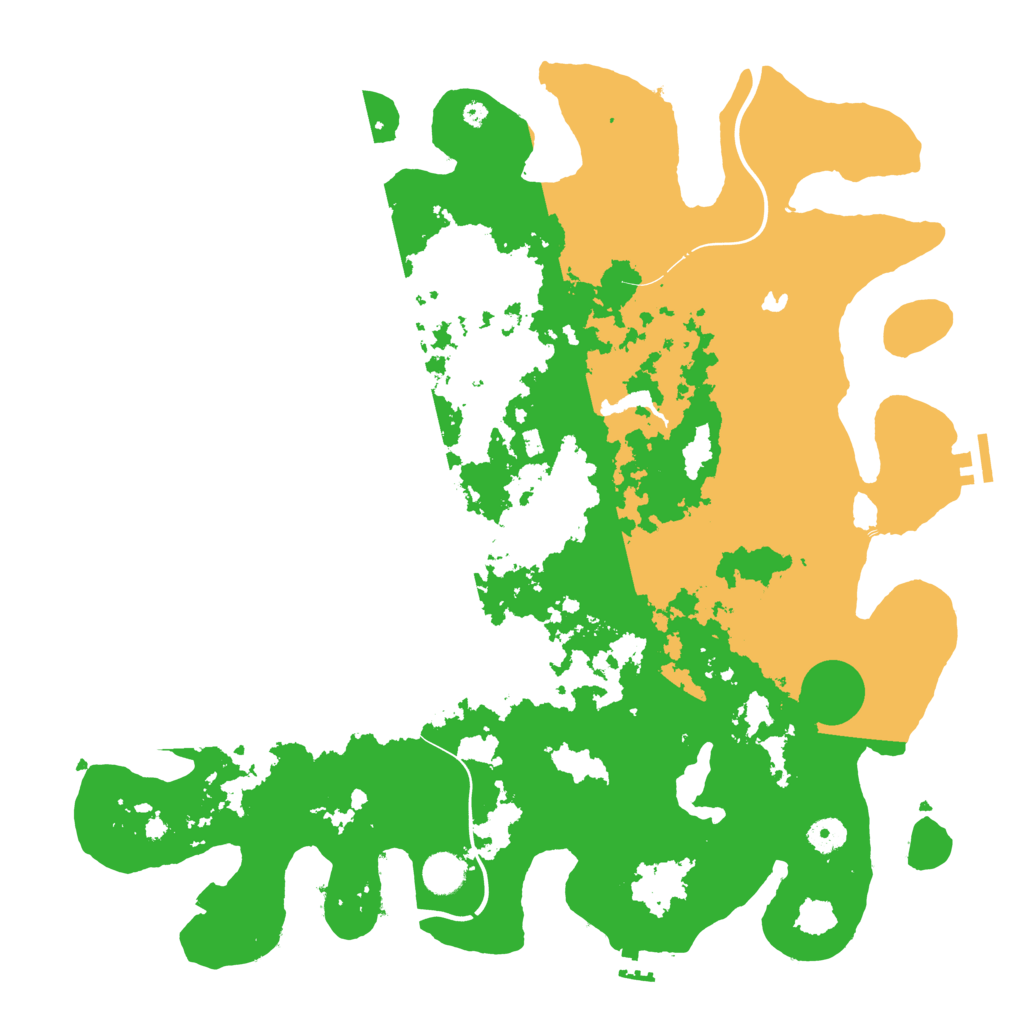 Biome Rust Map: Procedural Map, Size: 4250, Seed: 18235