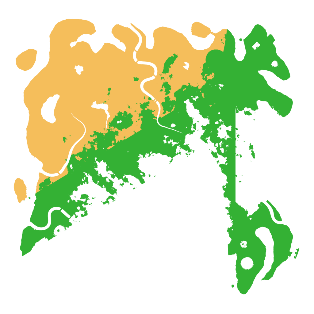 Biome Rust Map: Procedural Map, Size: 4500, Seed: 1982258397