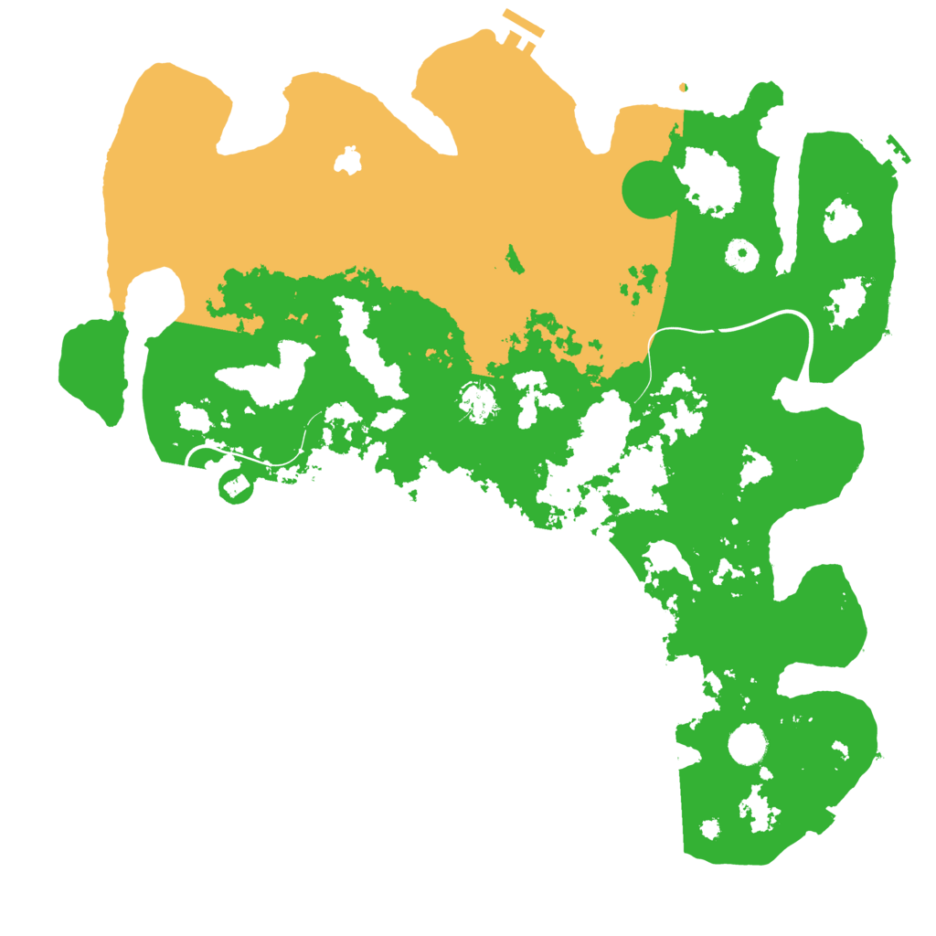 Biome Rust Map: Procedural Map, Size: 4250, Seed: 1154799256