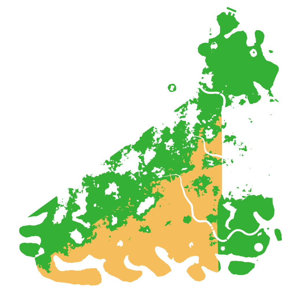 Biome Rust Map: Procedural Map, Size: 6000, Seed: 1017912186