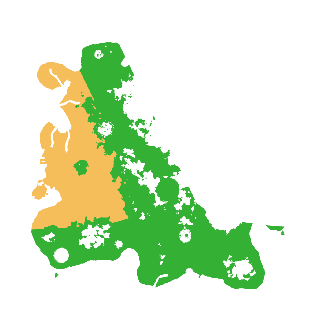 Biome Rust Map: Procedural Map, Size: 3700, Seed: 594106397