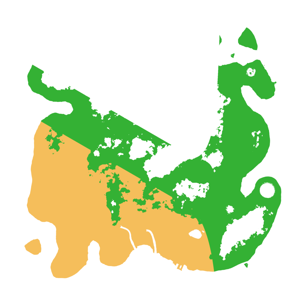 Biome Rust Map: Procedural Map, Size: 3500, Seed: 2127639371