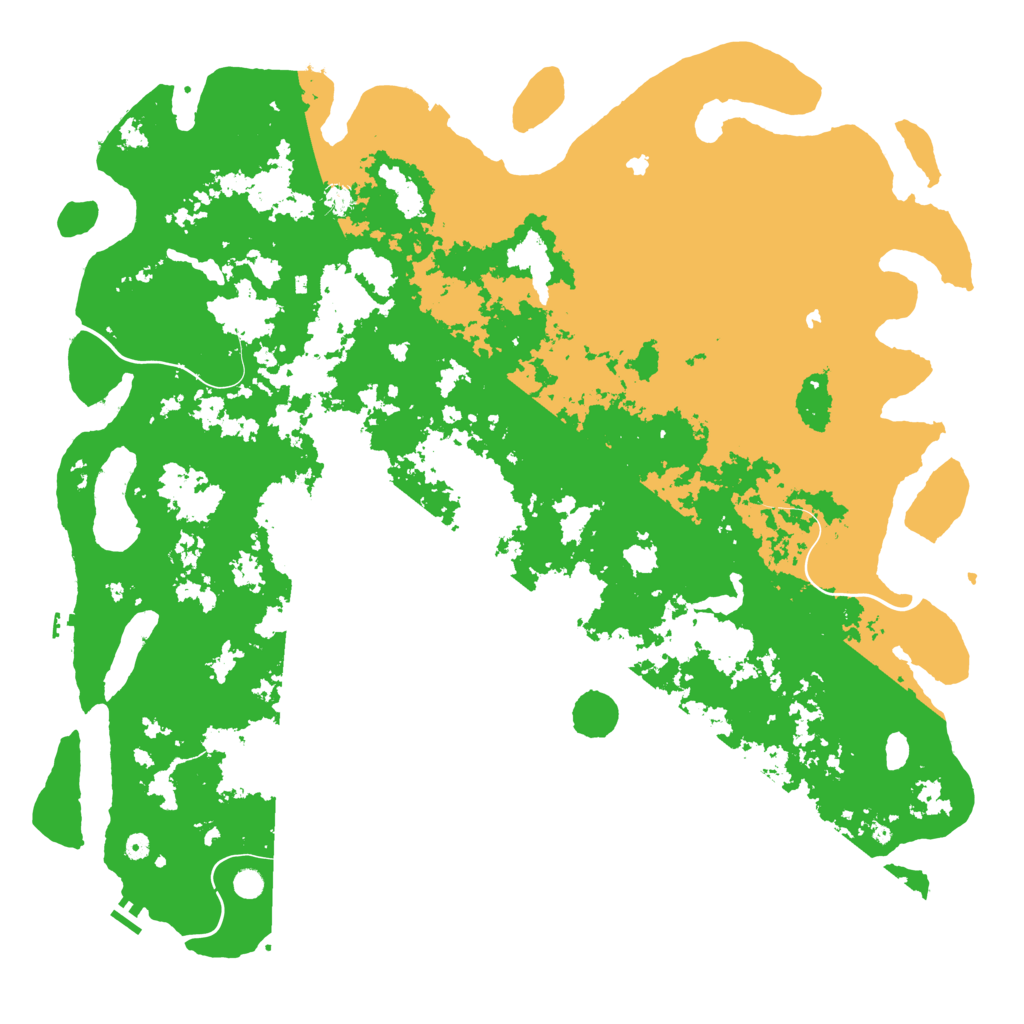 Biome Rust Map: Procedural Map, Size: 6000, Seed: 1825458246