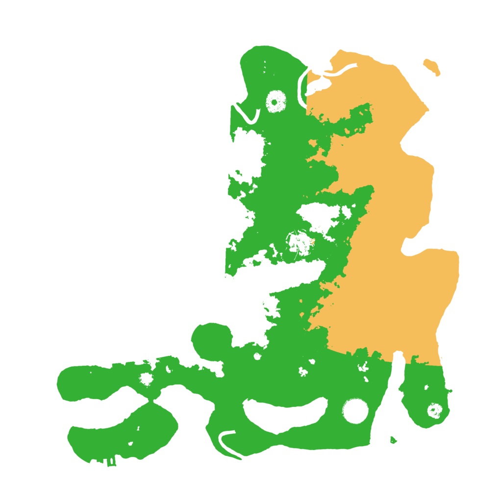 Biome Rust Map: Procedural Map, Size: 3500, Seed: 413