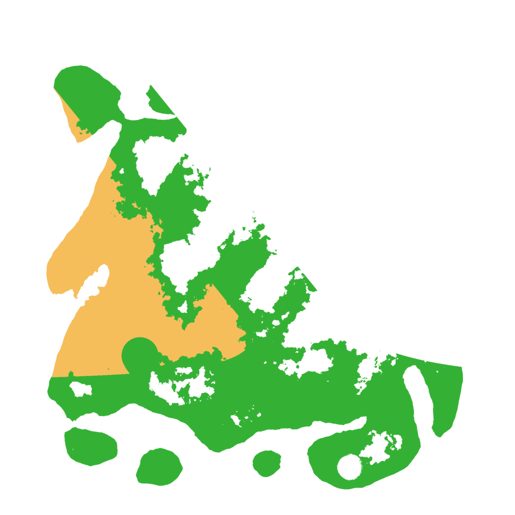 Biome Rust Map: Barren, Size: 3700, Seed: 509010763