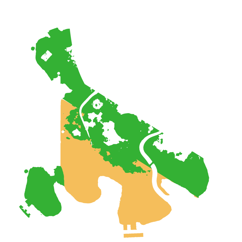 Biome Rust Map: Procedural Map, Size: 2500, Seed: 316272363