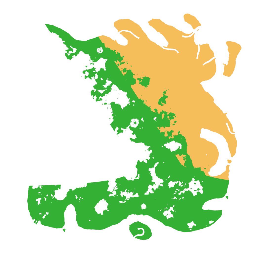 Biome Rust Map: Procedural Map, Size: 4250, Seed: 2077126972