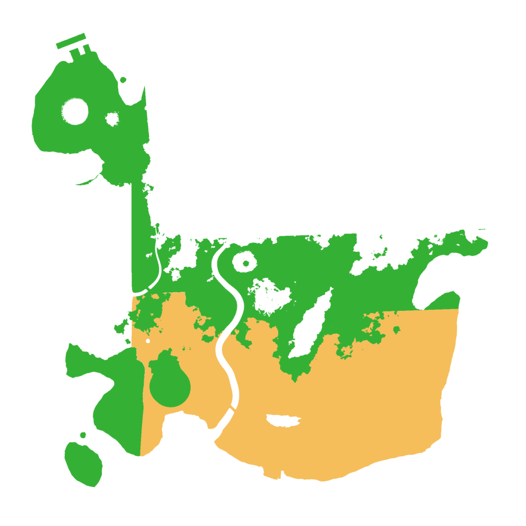 Biome Rust Map: Procedural Map, Size: 3500, Seed: 1067883283