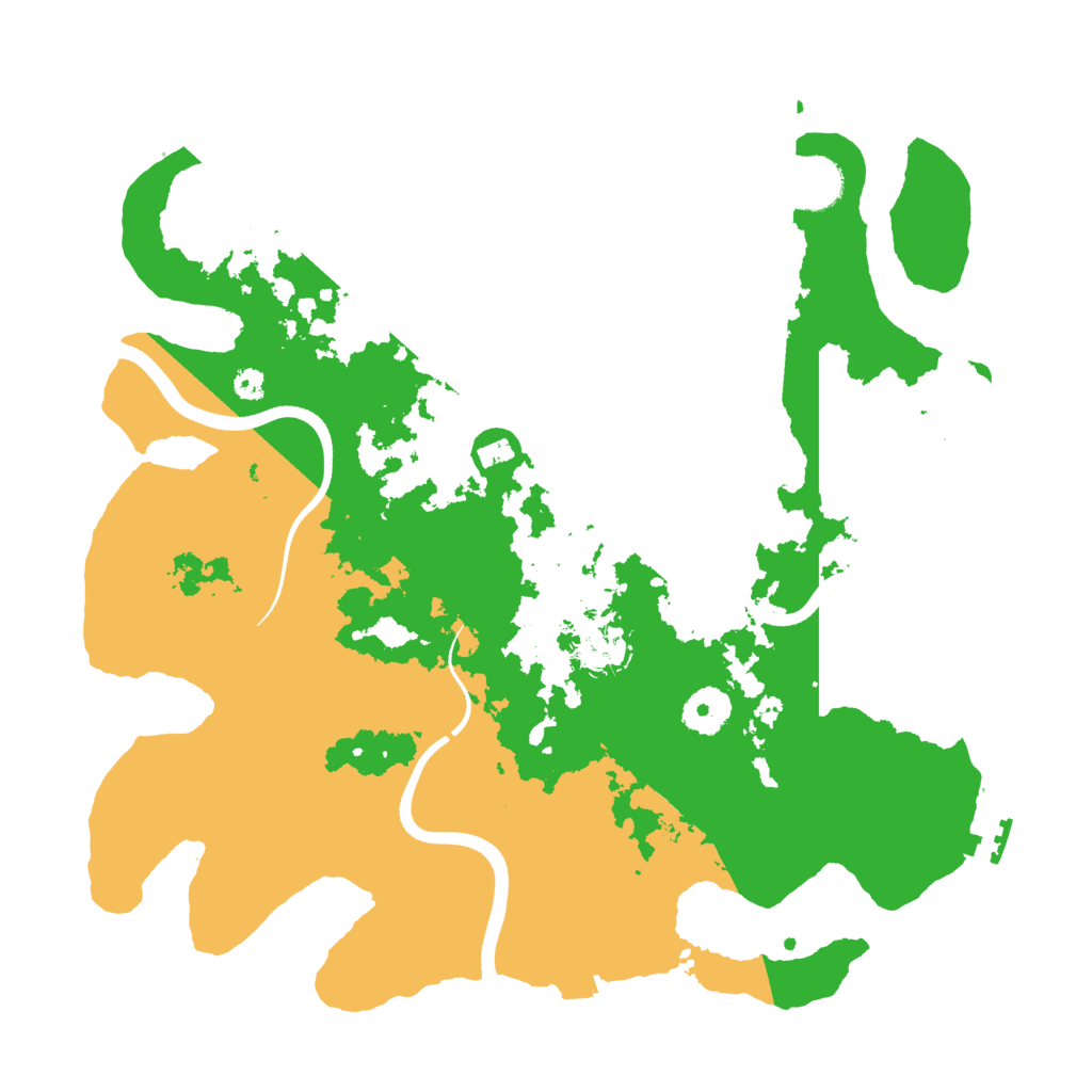 Biome Rust Map: Procedural Map, Size: 3500, Seed: 1323123107