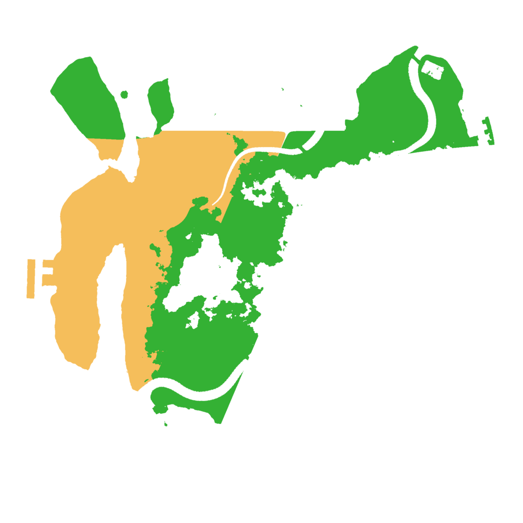 Biome Rust Map: Procedural Map, Size: 2700, Seed: 130362005