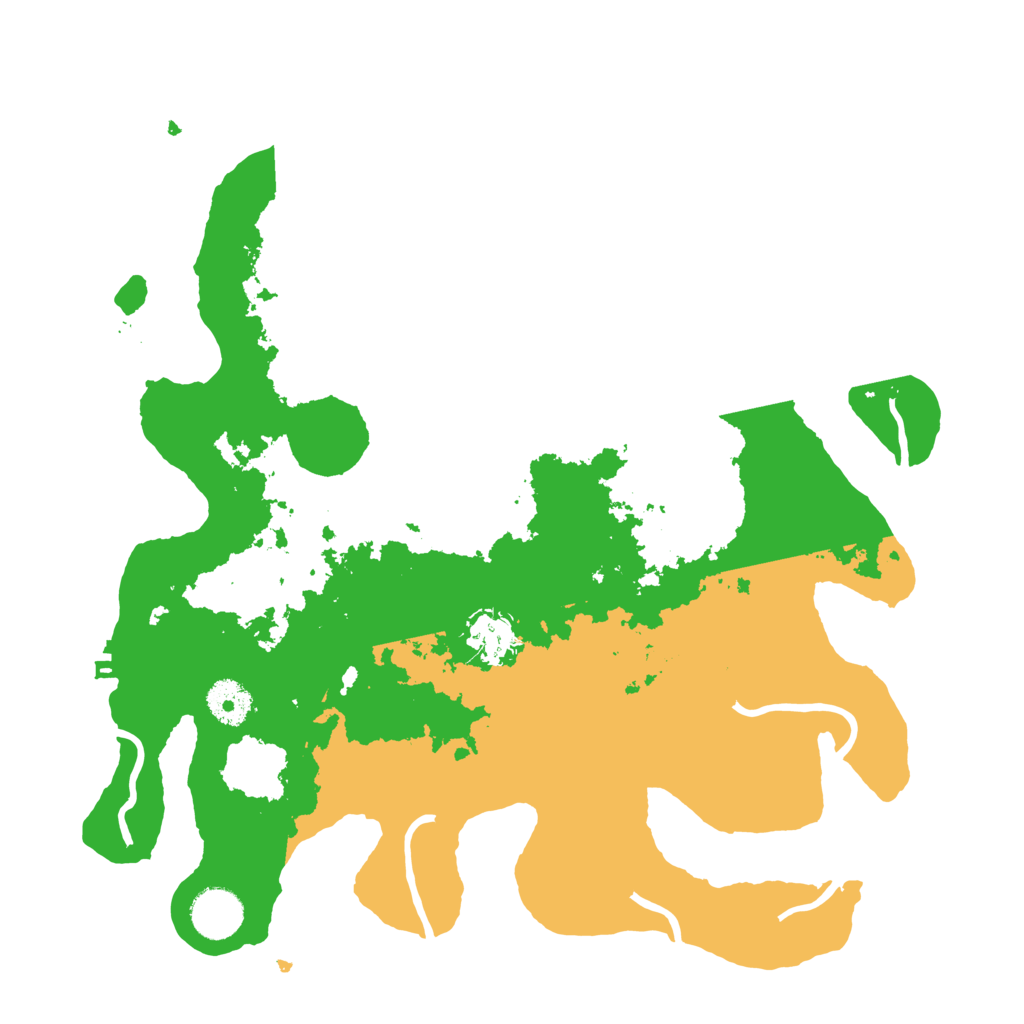 Biome Rust Map: Procedural Map, Size: 3500, Seed: 1248591266