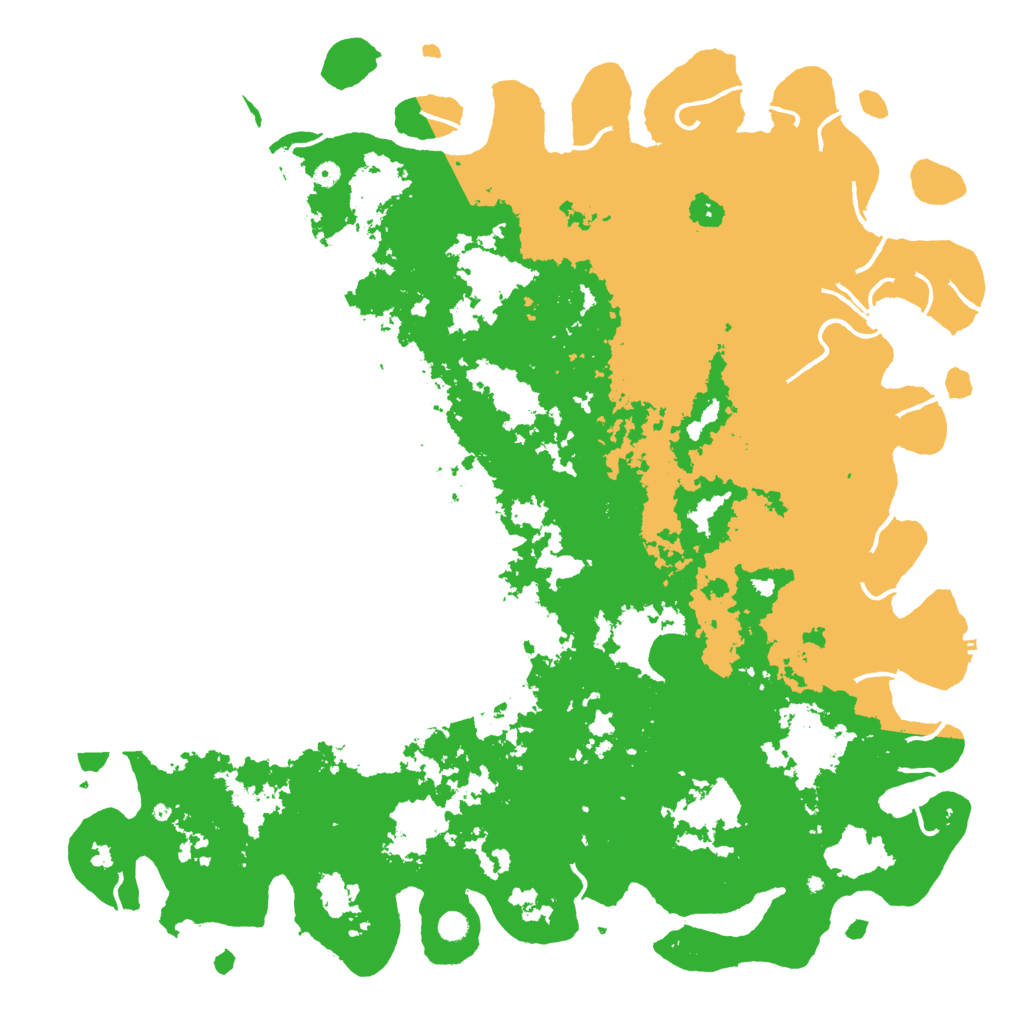 Biome Rust Map: Procedural Map, Size: 6000, Seed: 2103221864