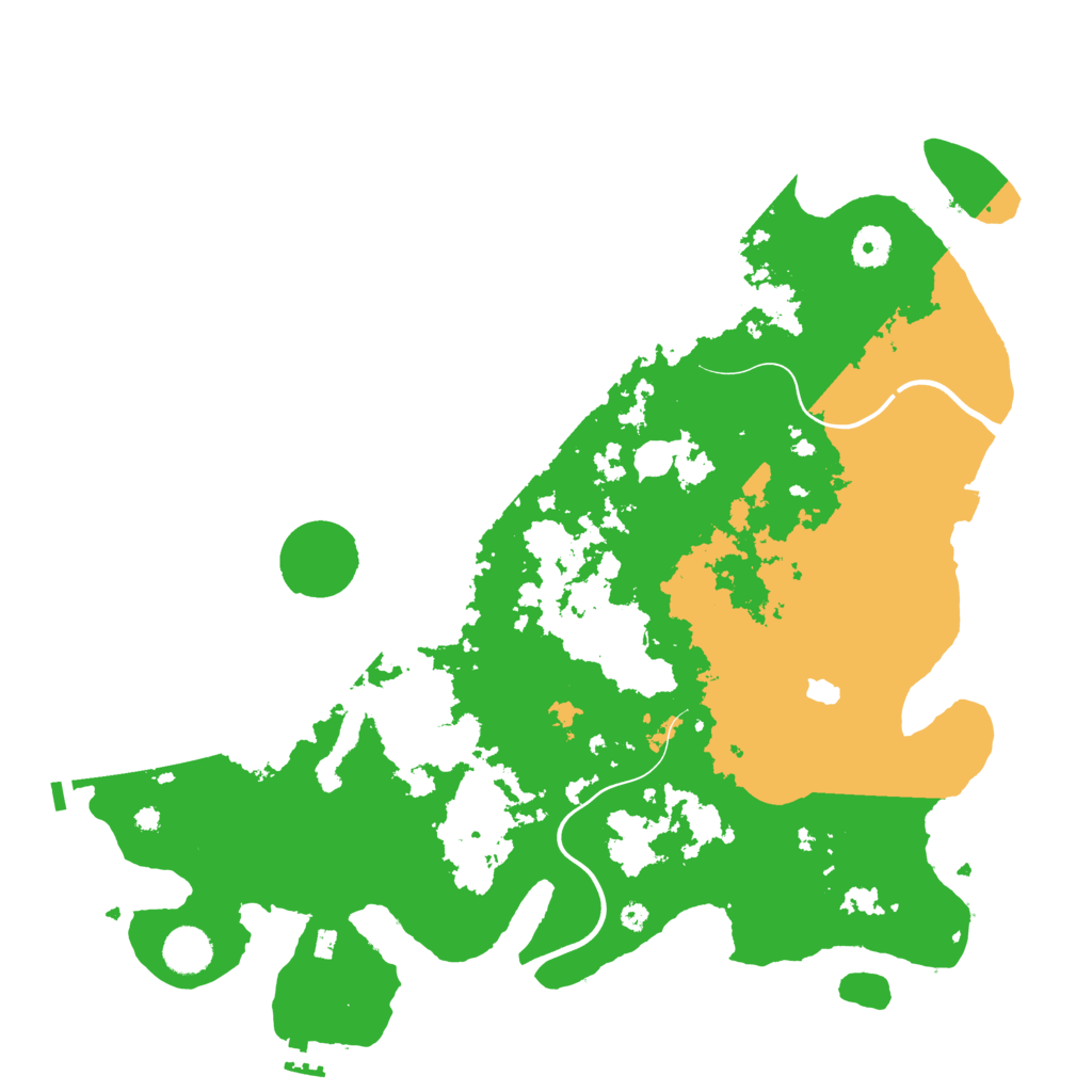 Biome Rust Map: Procedural Map, Size: 4000, Seed: 1111504576