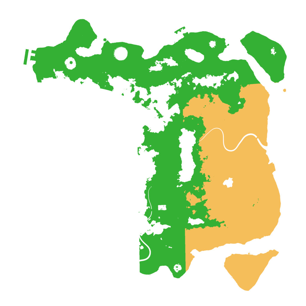 Biome Rust Map: Procedural Map, Size: 4000, Seed: 949257