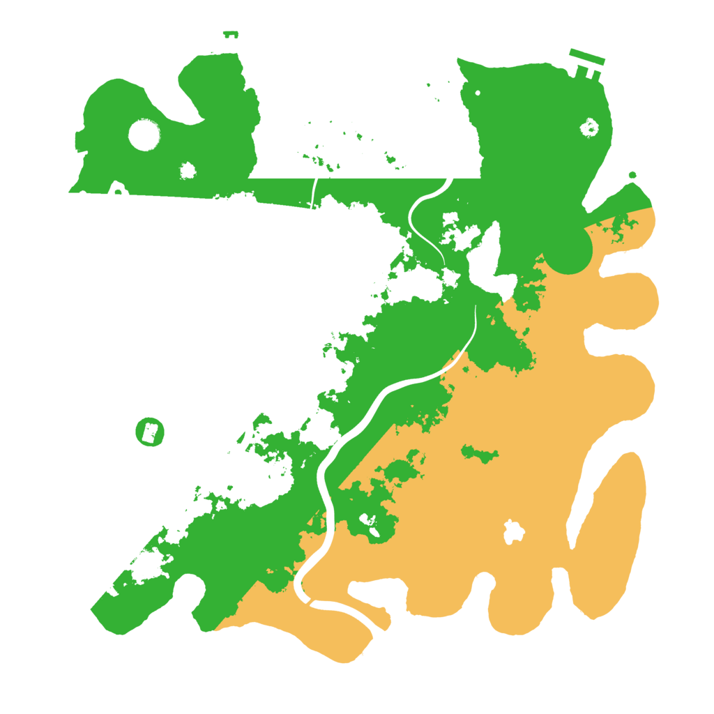 Biome Rust Map: Procedural Map, Size: 4000, Seed: 889698