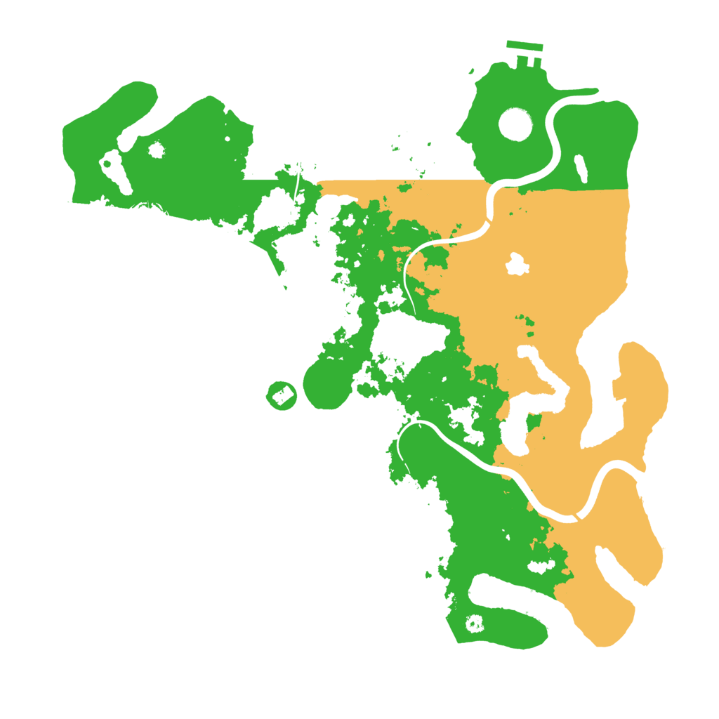 Biome Rust Map: Procedural Map, Size: 4000, Seed: 994415