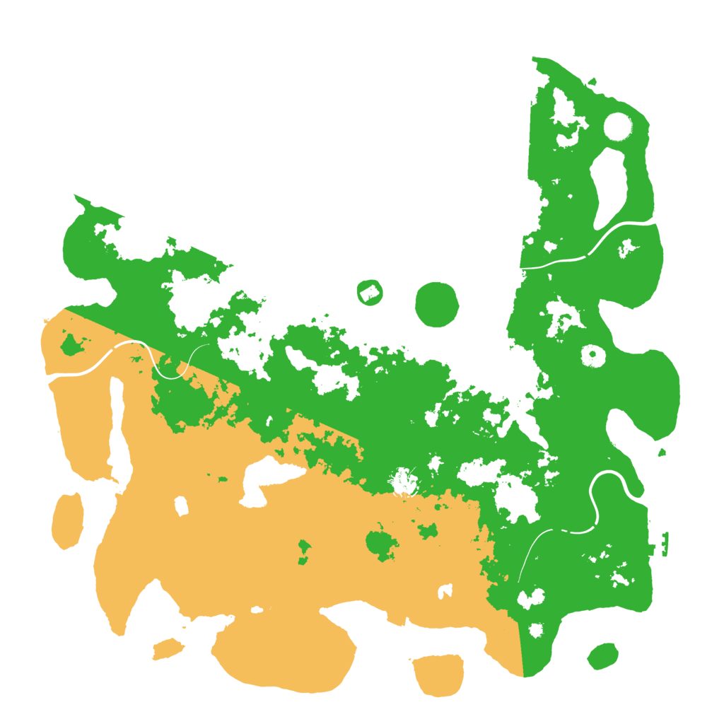 Biome Rust Map: Procedural Map, Size: 4500, Seed: 353198537