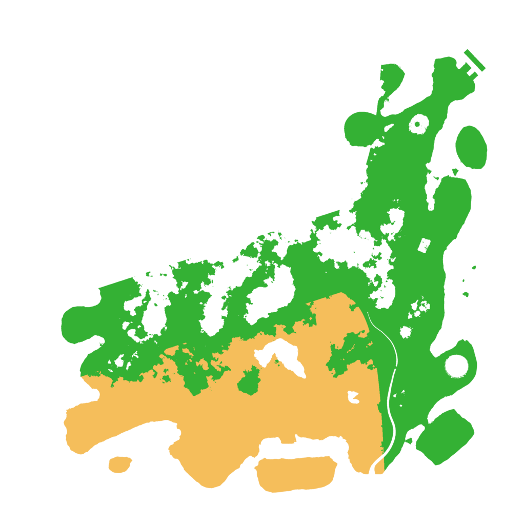 Biome Rust Map: Procedural Map, Size: 4000, Seed: 442103