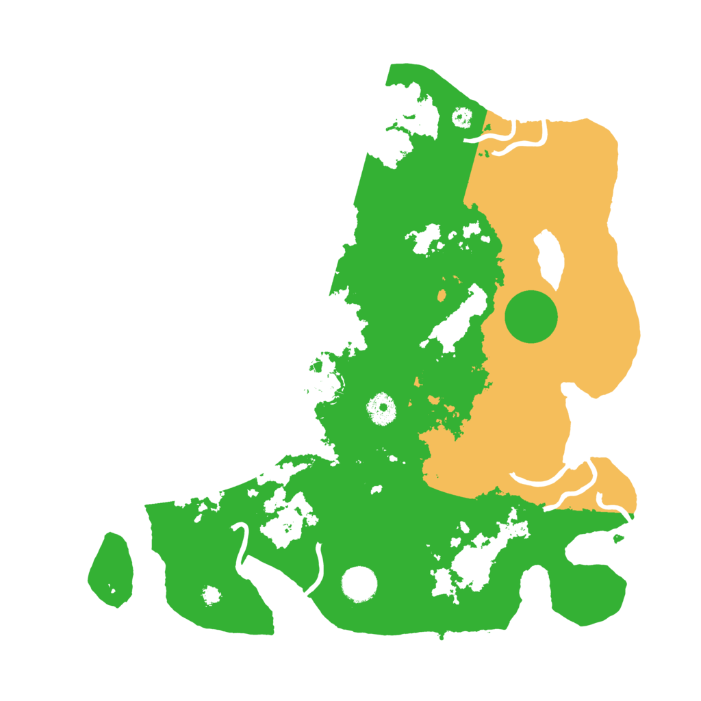 Biome Rust Map: Procedural Map, Size: 3500, Seed: 1704485747