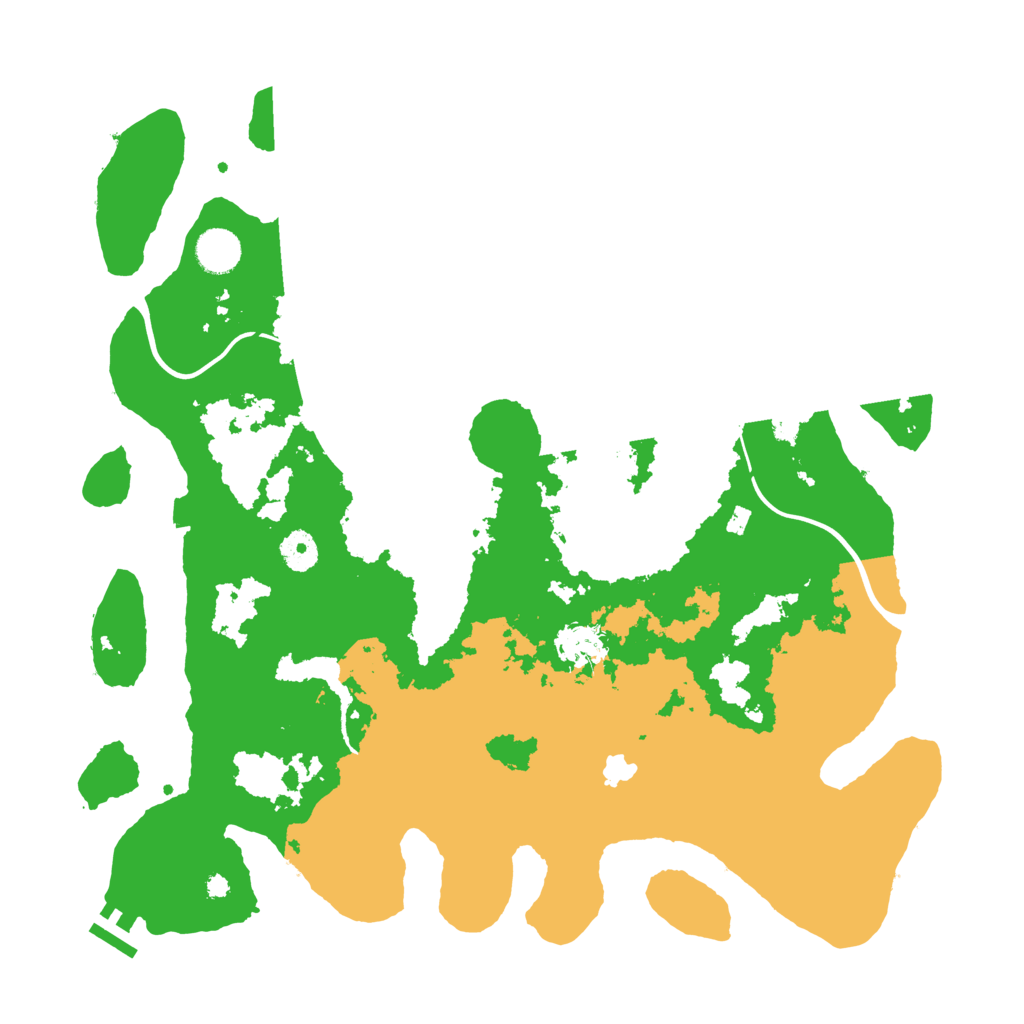 Biome Rust Map: Procedural Map, Size: 4000, Seed: 536299