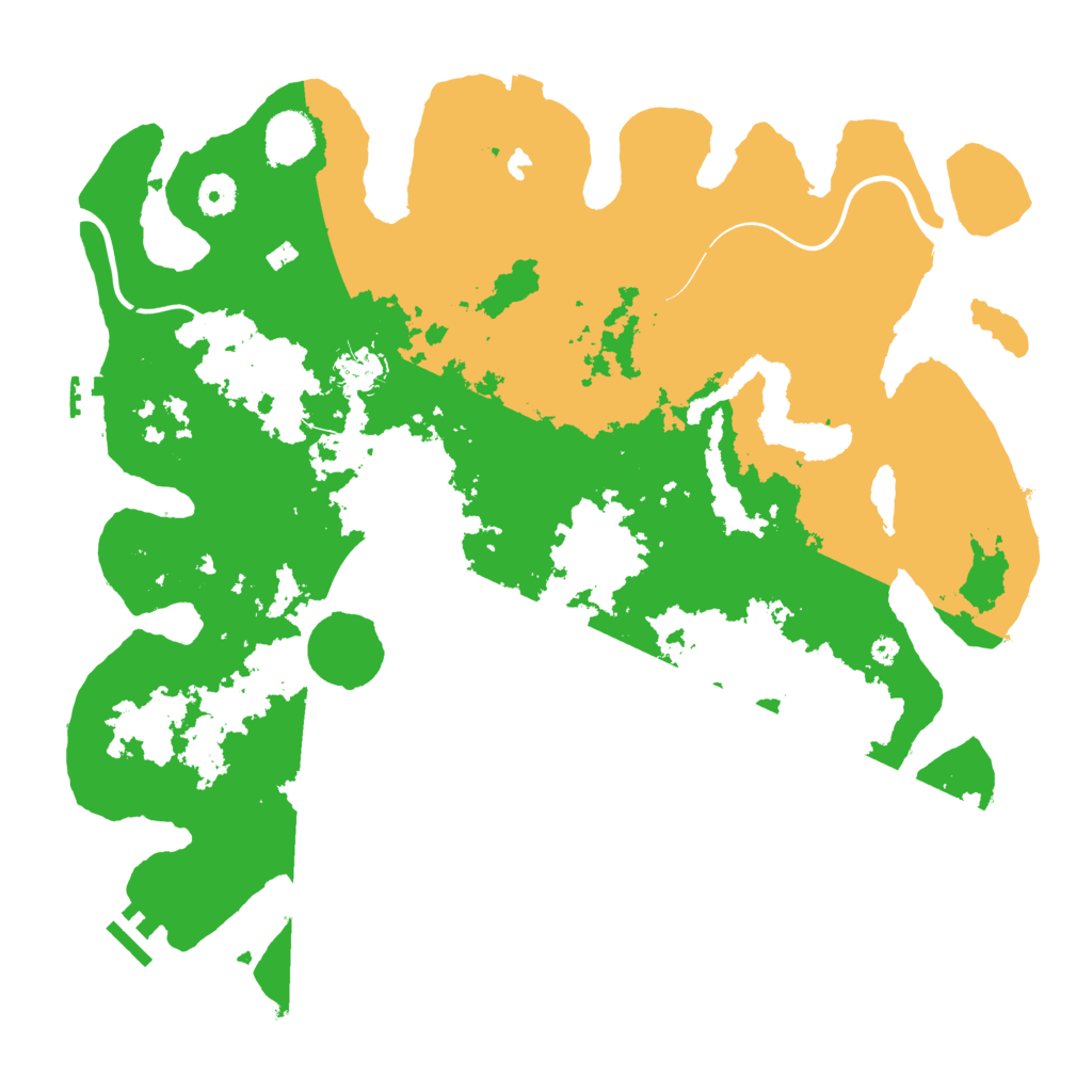 Biome Rust Map: Procedural Map, Size: 4000, Seed: 546072