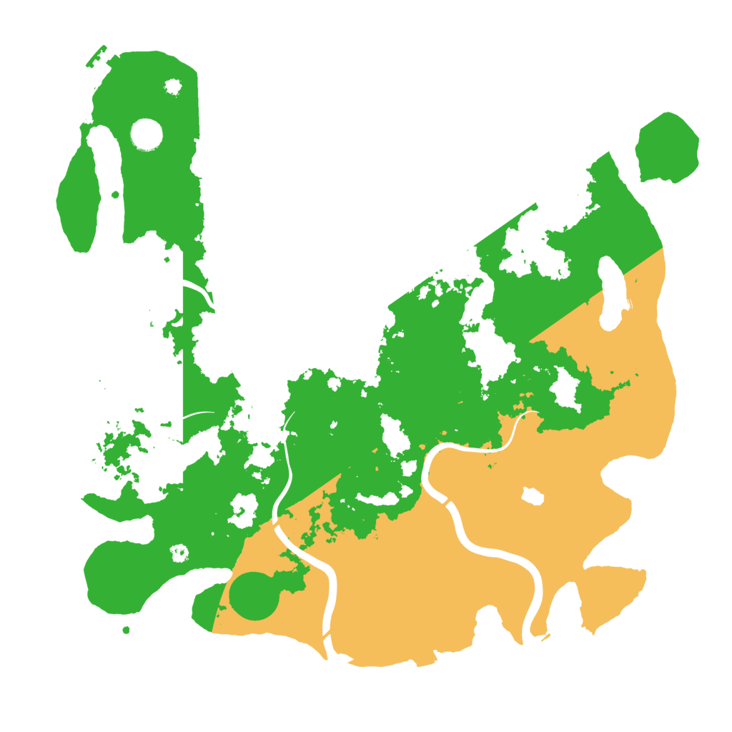 Biome Rust Map: Procedural Map, Size: 4000, Seed: 615286